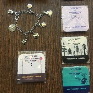 Sanrio charm bracelet from Loot Crate RARE